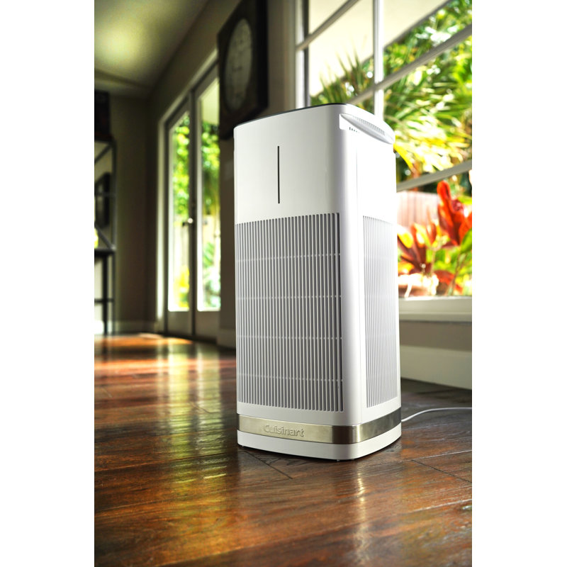White Energy Star Freestanding HEPA Air Purifier
