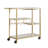 Jurgensen Miranda Steel and Glass Bar Cart-1299622227