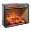Foyer encastré à quartz 23 po - Version bûche de bois avec aspect brique. Puissance de chaleur de 1 500 W. 5000 / heure. Effet de flamme réaliste. 4 options de luminosité réglables. / Ul. Double précaution. Énergie