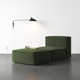 Shonnard Upholstered Slipper Chair and Ottoman