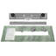 Jabes 11cm Linear Grid Shower Drain-755865264