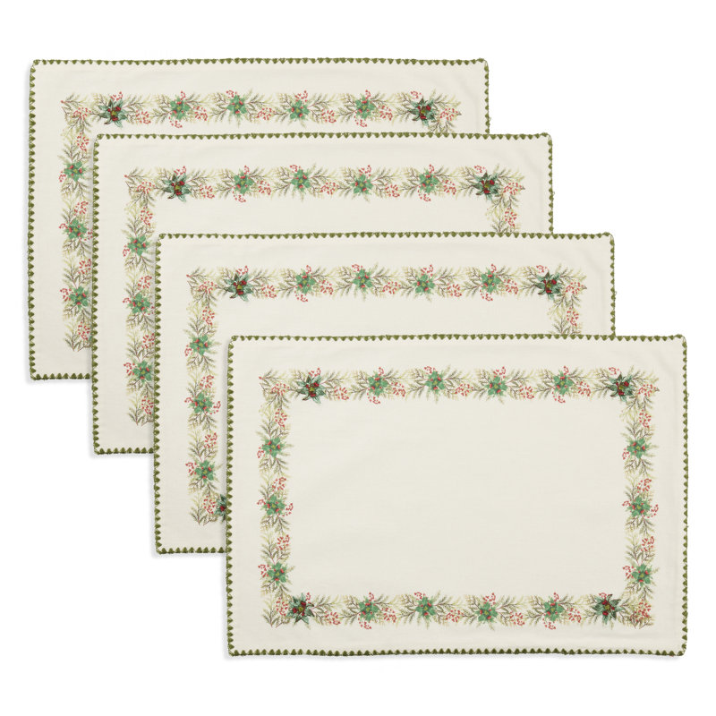 Napperon Holly (ensemble de 4)
