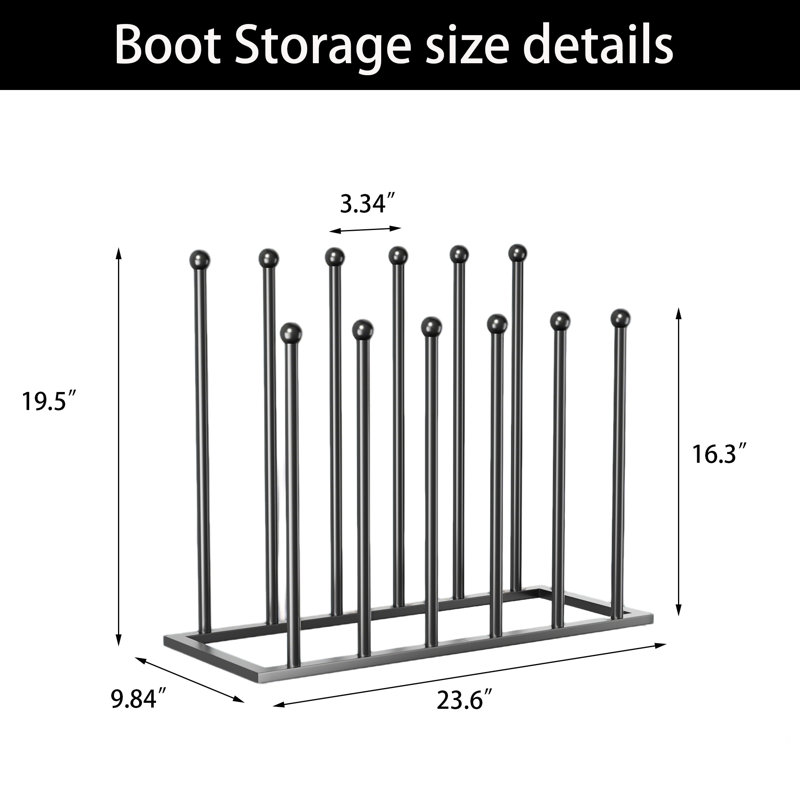 Support à bottes autoportant
