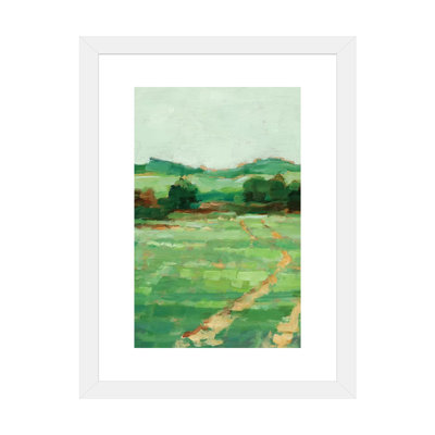 " Farm Road I " Oil Painting