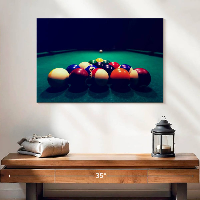 Senne Billiard Balls, 16" H x 24" W