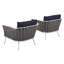 Ensemble de 2 fauteuils en aluminium Stance-732911844