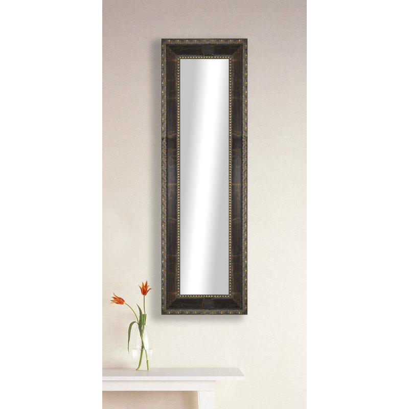 Miroir décoratif vénitien moderne et contemporain Derrell, H 29,5 po x l 15,5 po