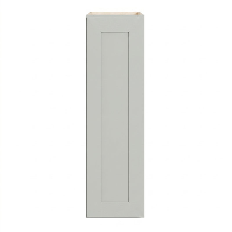 Armoire murale moderne de style Shaker, structure en bouleau massif, caisson en contreplaqué plaqué bouleau, fini mat doux à base d'eau, étagère réglable, plusieurs largeurs (9" à 39")