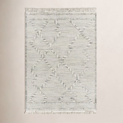 Leanna Hand-Knotted Ivory Moroccan Rug