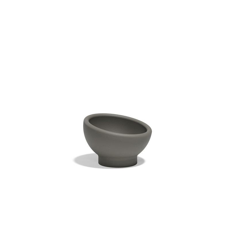 Luna Planter, 10.75" H x 15.75" W x 15.75" D, Anthracite