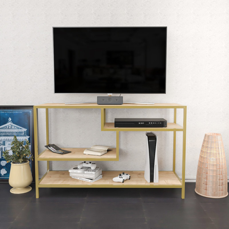 Meuble télé, Or/beige