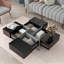 Table basse carrée avec plateau coulissant extensible-63643850