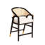 Royce 38" Tall Counter Stool, Black