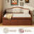 Twin Daybed with Trundle And Drawers-117794024