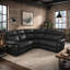 Windsor Powerglide Power Recliner Real Leather 2C2 Corner Sofa With USB Charging-1757118704