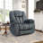 Quiteris 41.34" W Upholstered Heated Massage Manual Recliner-107672582