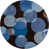 Brun / Beige/ Bleu 
