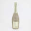 Résine feuille d'or rose et perles de paillettes dorées bouteille de champagne élégant accent décoratif pour un décor contemporain et élégant