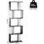 184.5cm H x 60cm W Geometric Bookcase-323084324