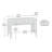 Computer Desk, White Finish