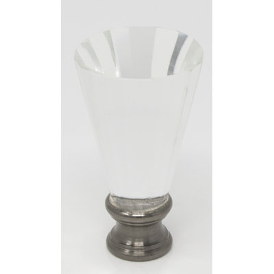 Cheyney Crystal Trumpet Lamp Finial