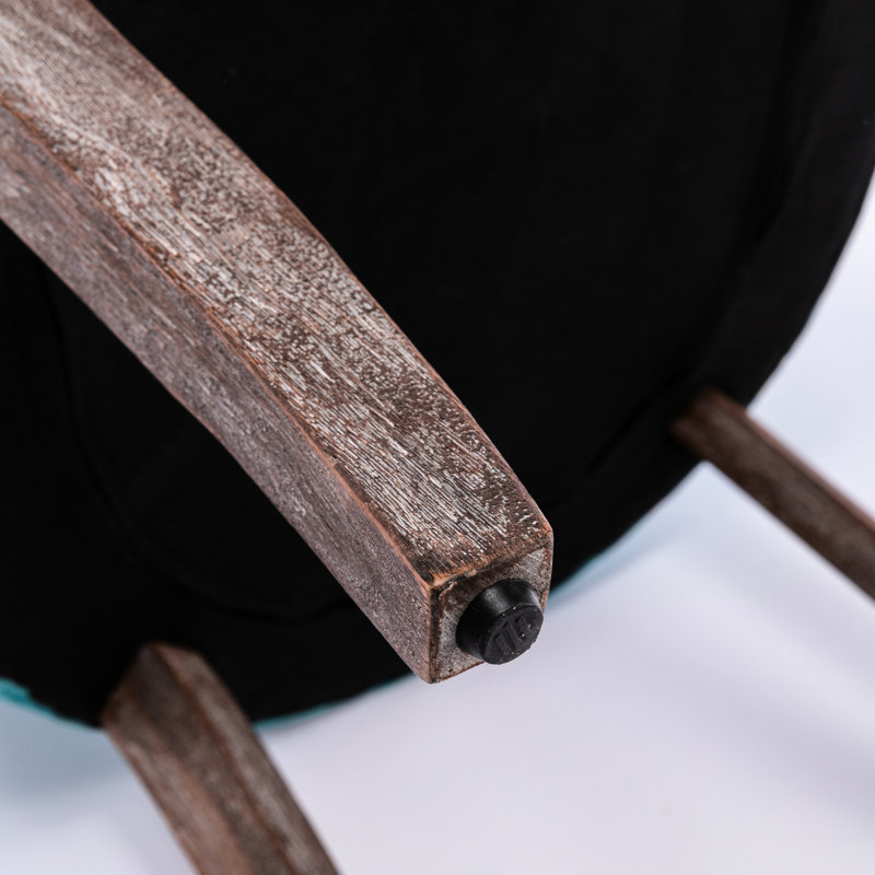Lot de 2 chaises de salle à manger latérales Ultra, revêtement en tissu épais orange, pieds en bois massif, clous décoratifs bronze, largeur 51,4 cm, profondeur 56,3 cm, hauteur 91 cm