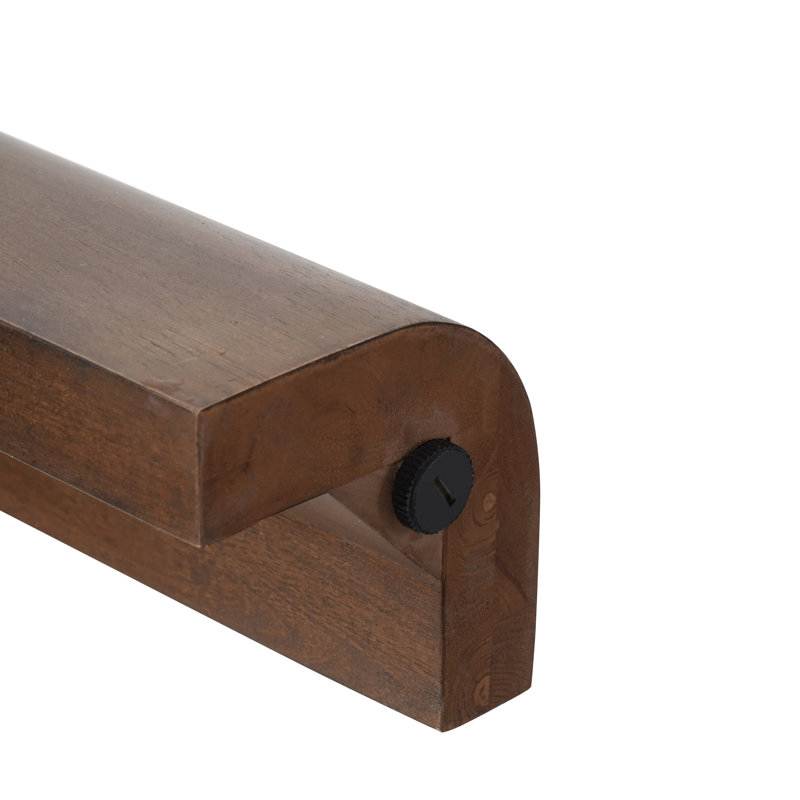 Trevin Wooden Writing Desk With Drawer, 30" H x 60" W x 21" D , Walnut