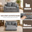 Canapé-lit convertible 4 en 1 sans os, canapé-lit futon deux places en velours côtelé avec coussin supérieur amovible, poignée de traction et poche latérale pour chambre, salon et petits espaces-936633673-936633677