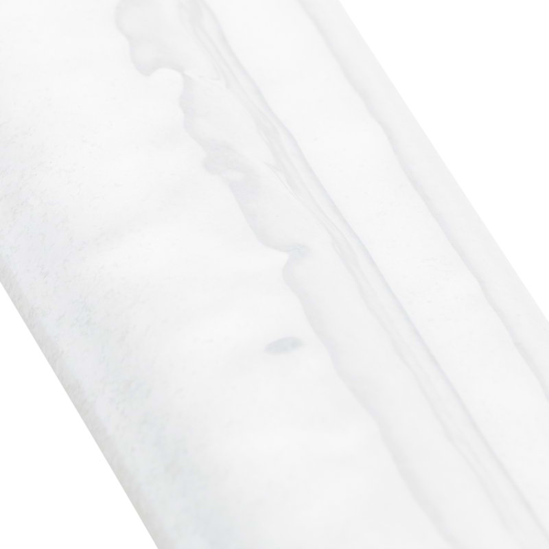 Angela Harris Dunmore 2X8 Ceramic Chair Rail Liner, Blanco