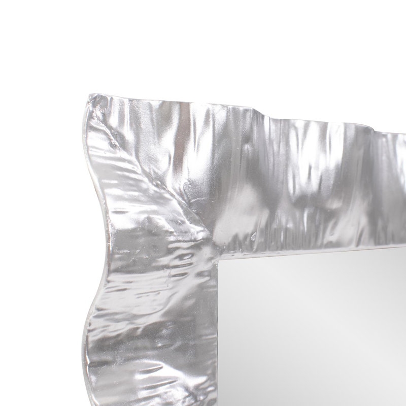 Miroir Theodore, 72 po x 20 po, Argent