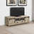 Lainey 2-piece Round Nesting Coffee Table Distressed Pine-957636139