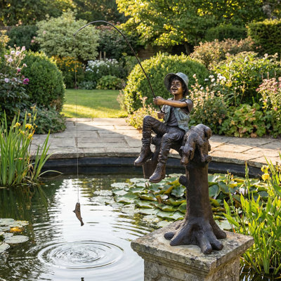 Weather Resistant Metal Garden Statue