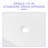 Myhomekeepers 16'' White Ceramic Rectangular Bathroom Sink