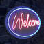 Ruban néon flexible à DEL (bleu et rose) - imperméable 12 V, longueur 12,0 pi | Gabarit en mousse de PVC, 8W-10W par mètre | Idéal pour la décoration intérieure, les fêtes et les événements | Installation facile avec prise de type C-2070181751