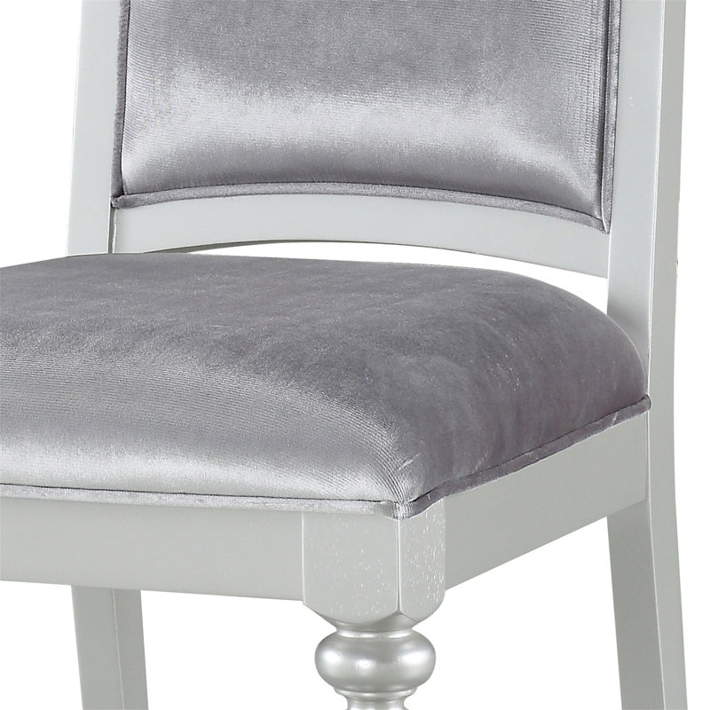 Ensemble de 2 chaises d'appoint rembourrées Platinum