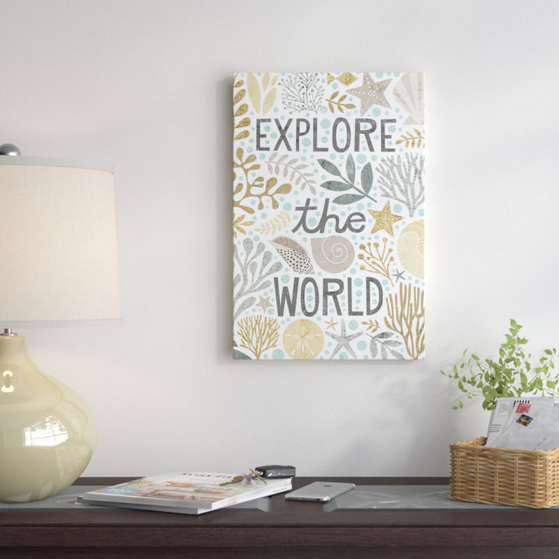 « under marine vii », impression sur toile, H 60 po x l 40po x P 1,5 po, Toile tendue, Pas de tapis