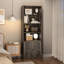 Bibliothèque haute, 6 tablettes en bois-347003721