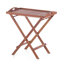 Cana 2 - Person Acacia Solid Wood Patio Dining Set Rectangular Table with Cushions Included-17953382-90562558