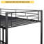 Twin Over Twin Metal Bunk Bed-258684911