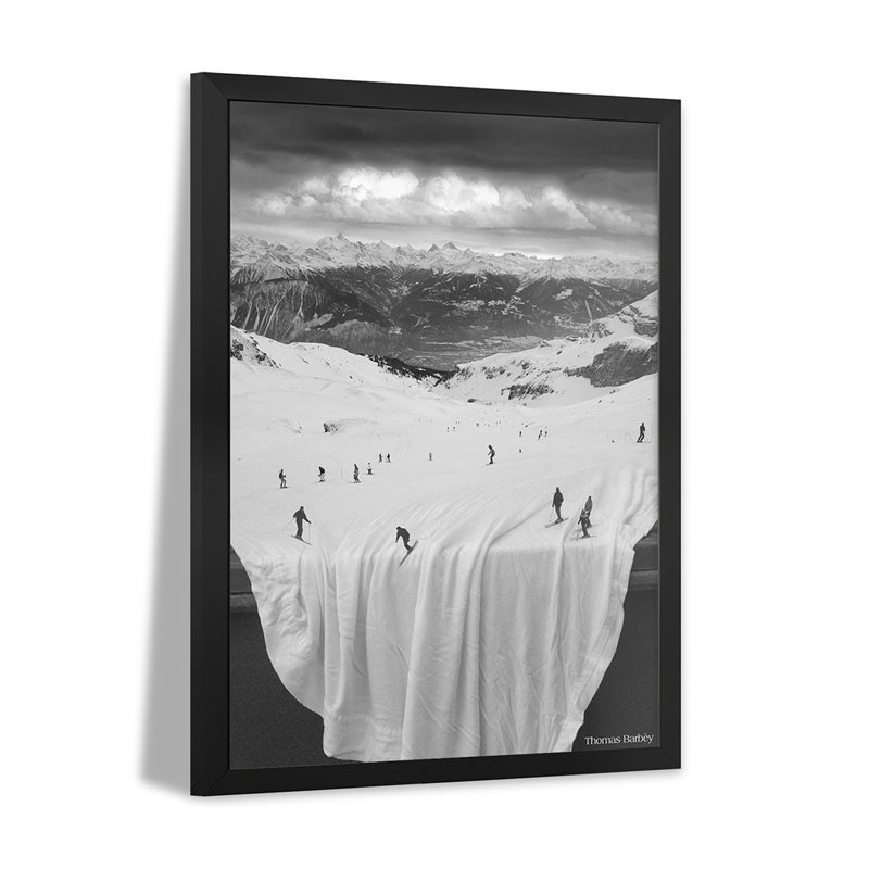 Oh Sheet! Premium Framed Poster by Thomas Barbey, 32" H x 24" W