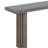 Uniquely Designed Oak Veneer Console Table With Distinctive Side Shapes-119412006