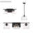 Glint 12" 1-Light Convertible Pendant/Semi-Flush Mount