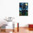 Black Labrador Night IV by Aja Trier - Wrapped Canvas Painting-334671111