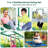 Swing Sets For Backyard With Monkey Bars, Belt Swing, Platform Swing, Climbing Net, Trapeze Bar, Outdoor Playset For Kids