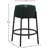 Upholstered Counter Stool with Metal Frame-2007924258-2007924256