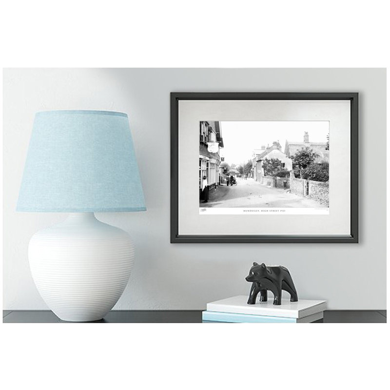 Mundesley, High Street 1921 by Francis Frith - Single Picture Frame Print, 60cm H x 80cm W x 2.3cm D