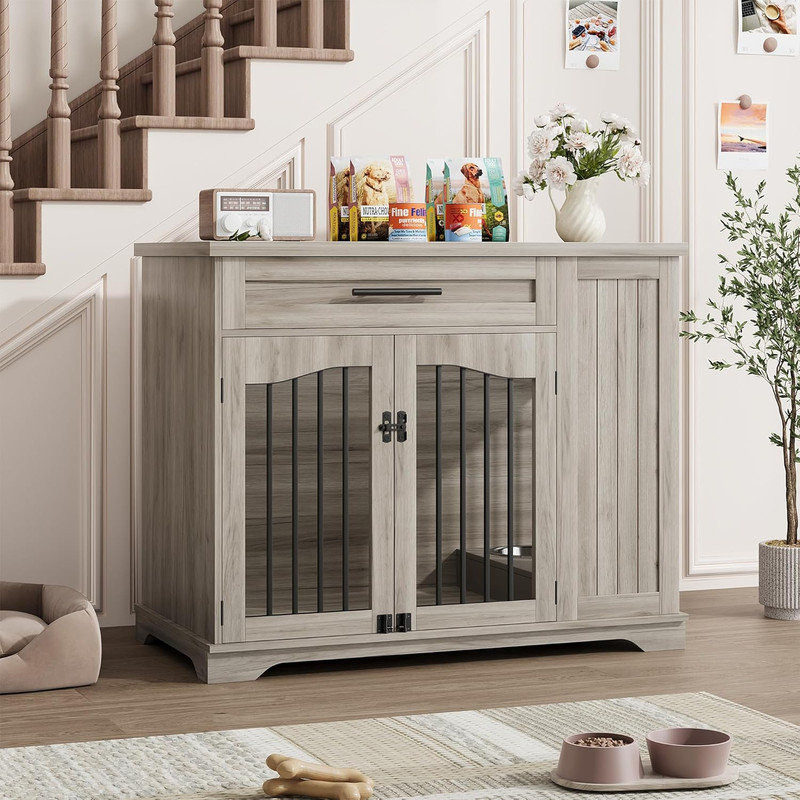 Furniture Style Crate, Grey