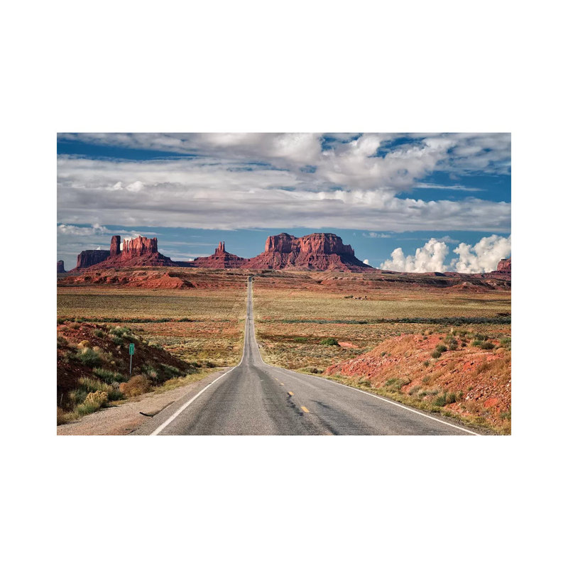 Monument Highway I by Dennis Frates - Print on Canvas, Wrapped Canvas, 45.72cm H x 66.04cm W x 1.91cm D
