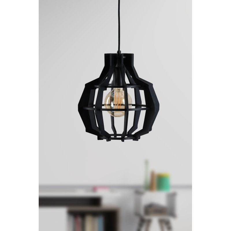 Viramontes 3 - Light Single Pendant, Black