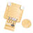 Union Rustic Kevona Bamboo Cheese Board, Charcuterie Board Set